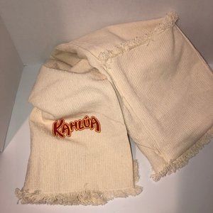 KAHLUA Liquor Textured Cotton Bar Towel Blanket with Pocket Fringe New
